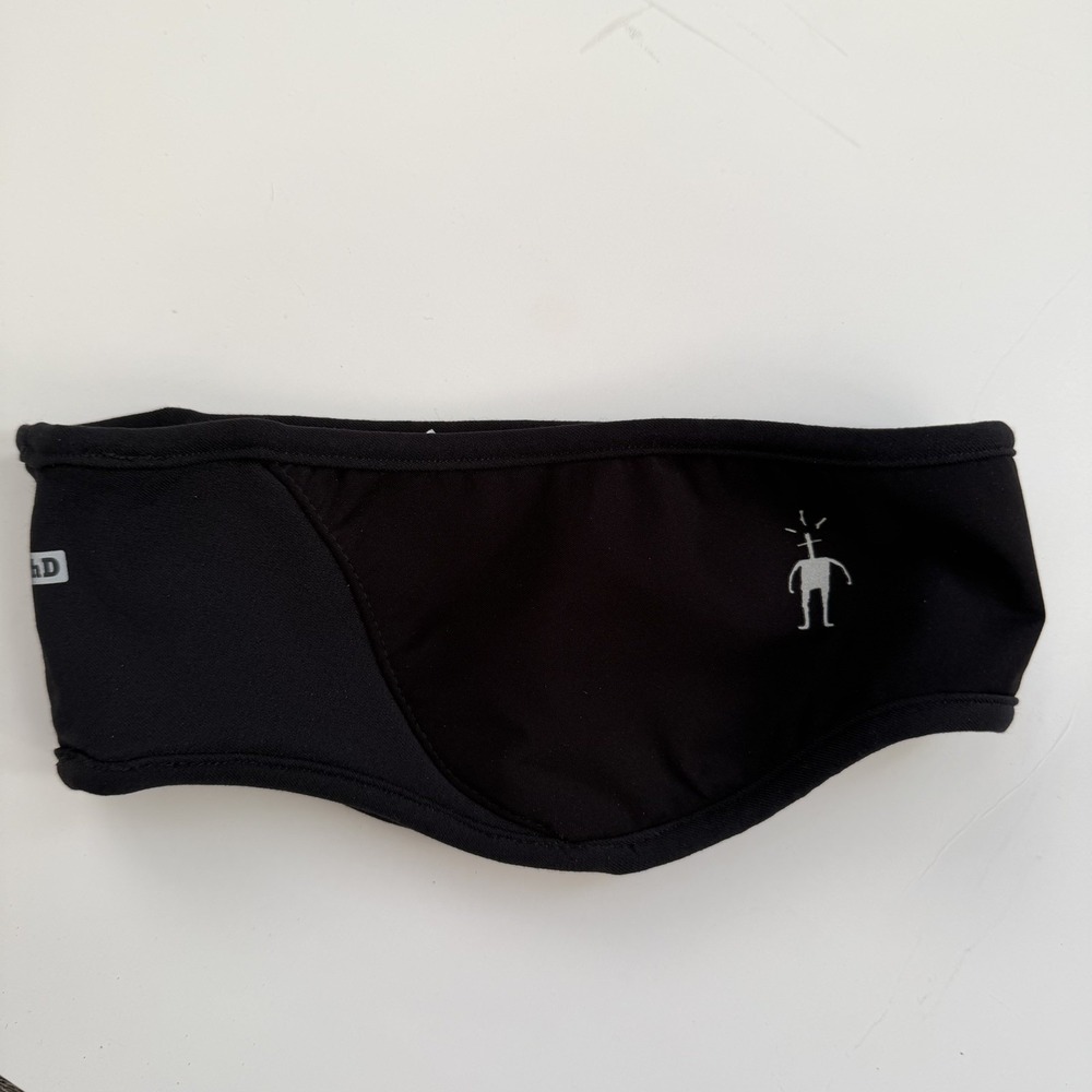 SMARTWOOL Headband Ear Warmer Black PHD Merino Wool Blend SC144 Hike Run Outdoor